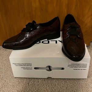 ALDO Gemelli Oxfords with Snake Skin Design